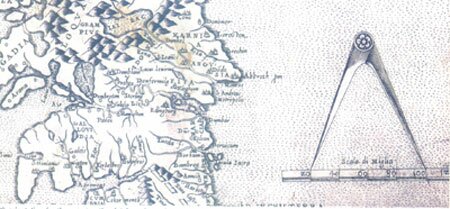 Map of the South of ScotLand 1566